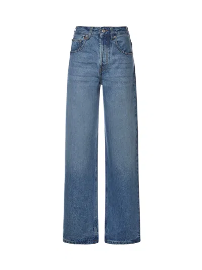 Jacquemus Le De Nîmes Large Jeans In Blue