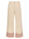 Jacquemus Off-white La Casa 'le De-nîmes Large' Jeans In White