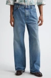 Jacquemus Le De-nîmes Large Straight Leg Jeans In Blue