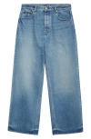 Jacquemus Le De-nîmes Large Straight Leg Jeans In Blue/tabac