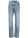 Jacquemus Le De Nimes Linon Straight-leg Jeans In Blue