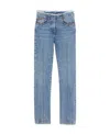 Jacquemus Le De Nimes Linon Straight-leg Jeans In Blue