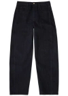 Jacquemus Le De Nîmes Mirada Barrel-leg Jeans In Navy