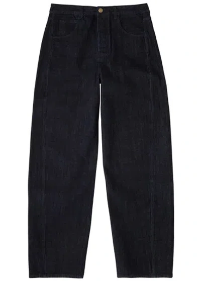 Jacquemus Le De Nîmes Mirada Barrel-leg Jeans In Navy