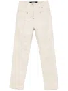 Jacquemus Beige 'the Wide De-nîmes' Jeans In Neutrals