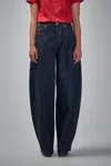 Jacquemus Le De-nîmes Large High Rise Wide Jeans In Blue