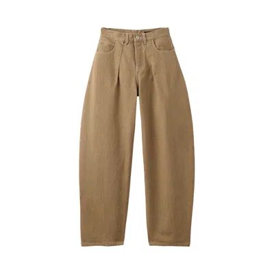 Pre-owned Jacquemus Le De-nimes Ovalo 'beige' | Tan | Women's Size 26 In Brown