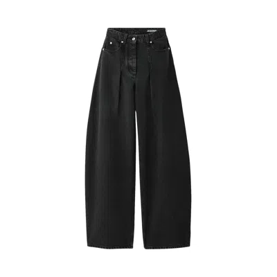 Pre-owned Jacquemus Le De-nimes Ovalo 'black' | Women's Size 28