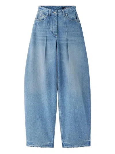Jacquemus Le De-nîmes Ovalo Jeans Mit Falten