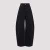 Jacquemus Le De-nimes Droit Jeans Women In Black