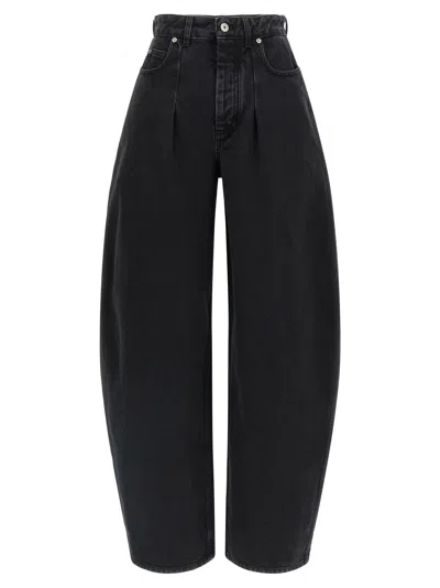 Jacquemus 'le De Nîmes Ovalo' Jeans In Black