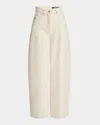 Jacquemus Le De-nimes Ovalo Jeans In Gray