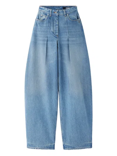 Jacquemus Le De-nîmes Ovalo Pleated Jeans