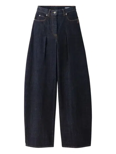 JACQUEMUS LE DE-NÎMES OVALO PLEATED JEANS