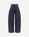 Jacquemus Le De-nimes Oversized Jeans In Blue