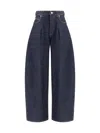 Jacquemus Le De-nimes Oversized Jeans In Blue