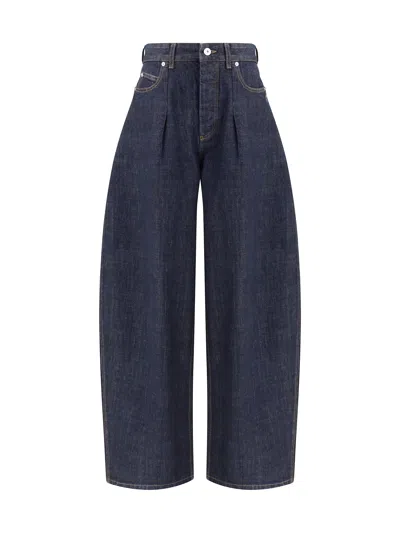 Jacquemus Le De-nimes Oversized Jeans In Blue