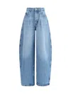 Jacquemus Le De-nimes Oversized Jeans In Blue