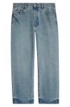 Jacquemus Le De-nîmes Venice Straight Leg Jeans In Blue/tabac