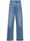 Jacquemus Denim Trousers Featuring Belt Loops In Blue