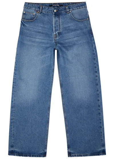 Jacquemus Le De Nimes Wide-leg Jeans In Blue