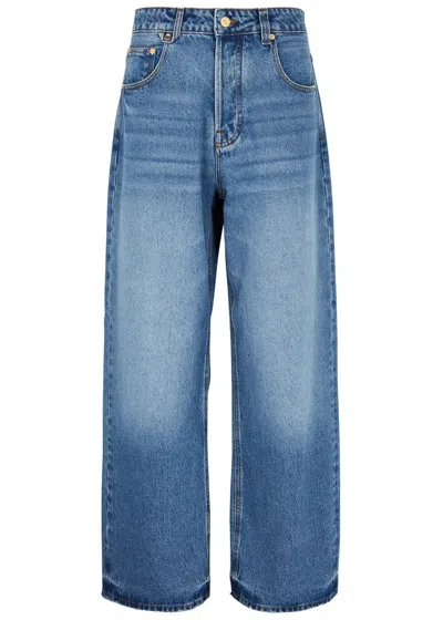 Jacquemus Le De-nîmes Wide-leg Jeans In Denim