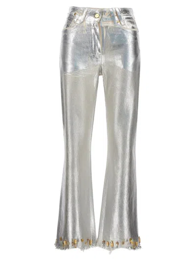 Jacquemus 'le De Nīmes Court Articha' Jeans In Silver
