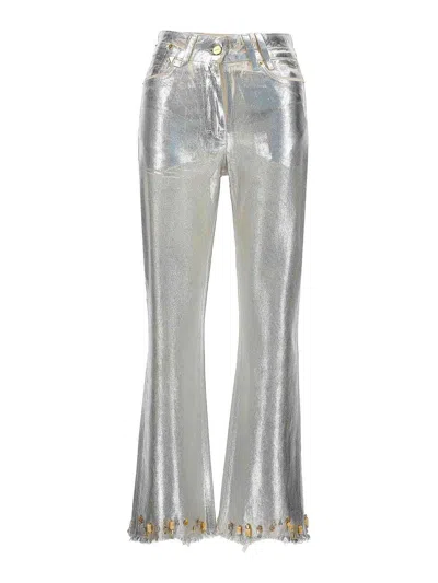 Jacquemus Le De Nmes Court Articha Jeans In Gray