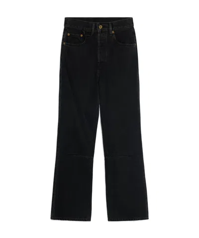 JACQUEMUS JACQUEMUS LE DE-NÎMES HIGH-WAISTED FLARED JEANS