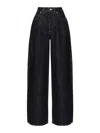 Jacquemus Le De Nmes Oval Jeans In Black