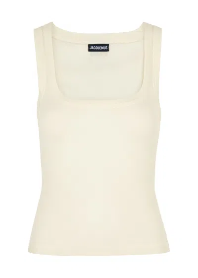 JACQUEMUS JACQUEMUS LE DEBARDEUR COTTON TANK