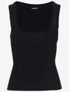 Jacquemus Black Les Classiques 'le Débardeur Gros Grain' Tank Top