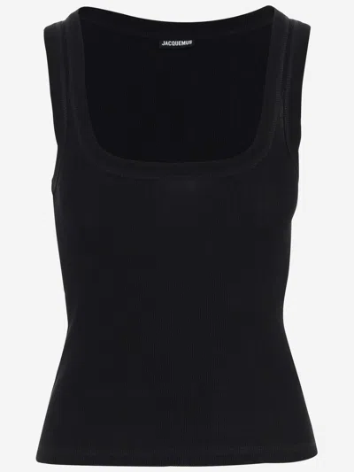 Jacquemus Black Les Classiques 'le Débardeur Gros Grain' Tank Top