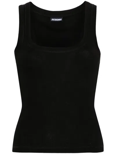 JACQUEMUS LE DEBARDEUR RIBBED TANK TOP