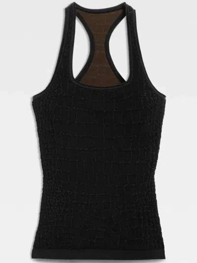 Jacquemus Le Debardeur Scala Vest In Black  