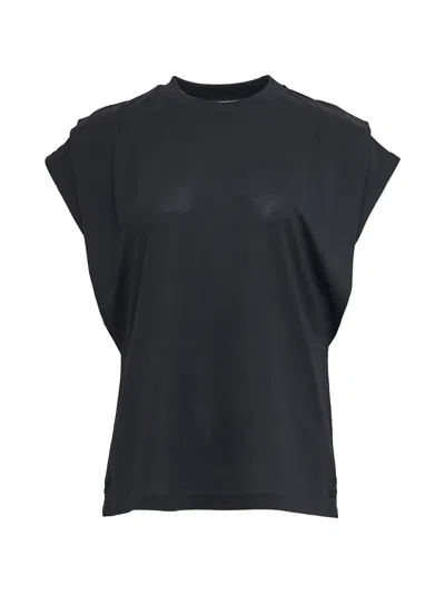 Jacquemus Le Debardeur Ventadou Padded-shoulder Top In Blue