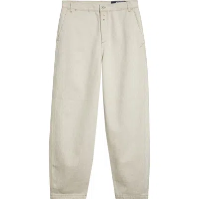 Jacquemus Le De-nîmes Paysan Straight Leg Jeans In White