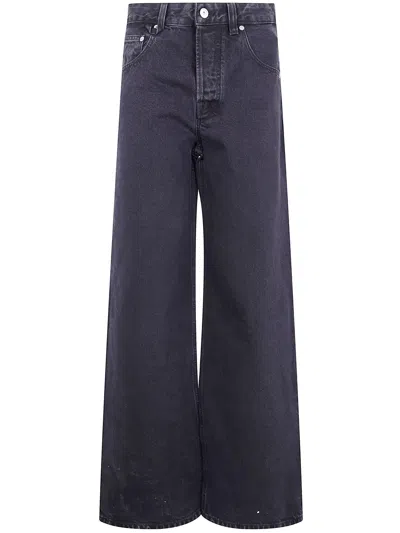 Jacquemus Le D-nimes Large Trousers In Blue