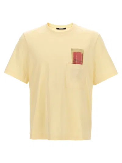 Jacquemus Yellow The Esquimau T-shirt In Nude