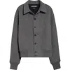Jacquemus Mens Grey Feltro Pointed-collar Wool Bomber Jacket In Gray
