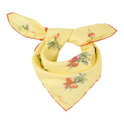 Pre-owned Jacquemus Le Foulard Radis 'print Radish Yellow' | Women's Size Onesize