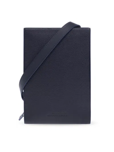 Jacquemus Le Gadju Neck Wallet In Blue
