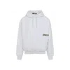 Jacquemus Men Grey Varsity Embroidery Hoodie In Gray