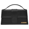 Jacquemus Le Grand Bambino Handbags Black In Black