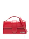 Jacquemus Le Bambino Red Handbag With Removable Shoulder Strap In Leather Woman