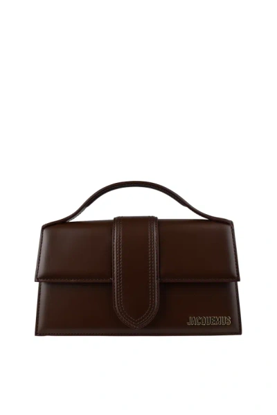 Jacquemus Le Grand Bambino In Burgundy