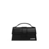 Jacquemus Le Grand Bambino Bag - Silver Logo Women In Black
