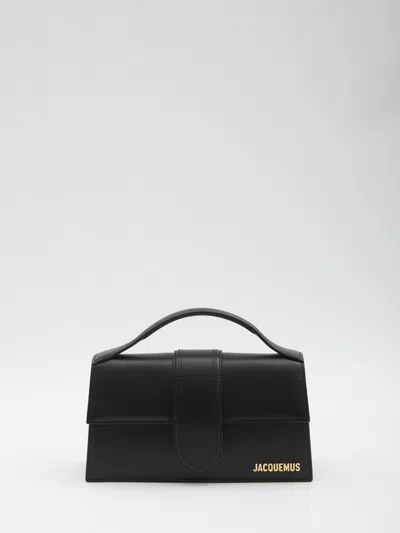 Jacquemus Le Bambino Black Handbag With Removable Shoulder Strap In Leather Woman