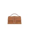 Jacquemus Le Grand Bambino Leather Crossbody Bag In Brown