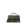 Jacquemus Womens Dark Khaki Le Grand Bambino Leather Top-handle Bag In Green